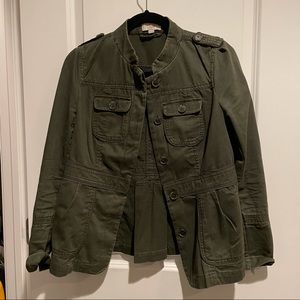 Loft petite military jacket